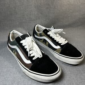 Vans Shoes UNISEX Camouflage Black Sneakers Skate Women's Sz 8.5- Men's Sz 7